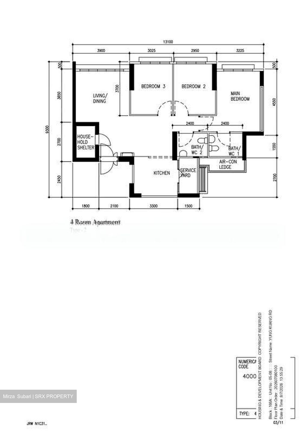 Blk 166A Yung Kuang Court (Jurong West), HDB 4 Rooms #581313781